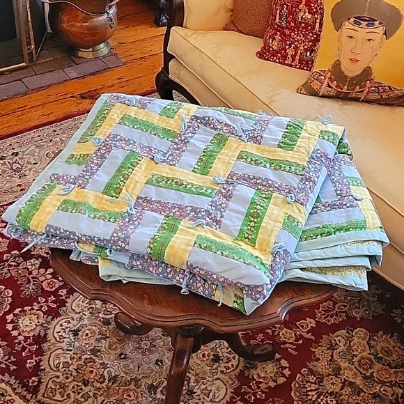 Vintage Handmade Patchwork Quilt